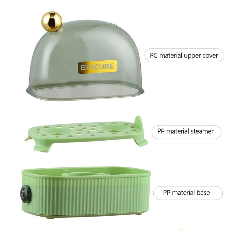 120W Electric Egg Boiler Automatic Steamer Mini Breakfast Machine Egg Cookers 2 Eggs Portable Steamer Automatic Power Off 220V