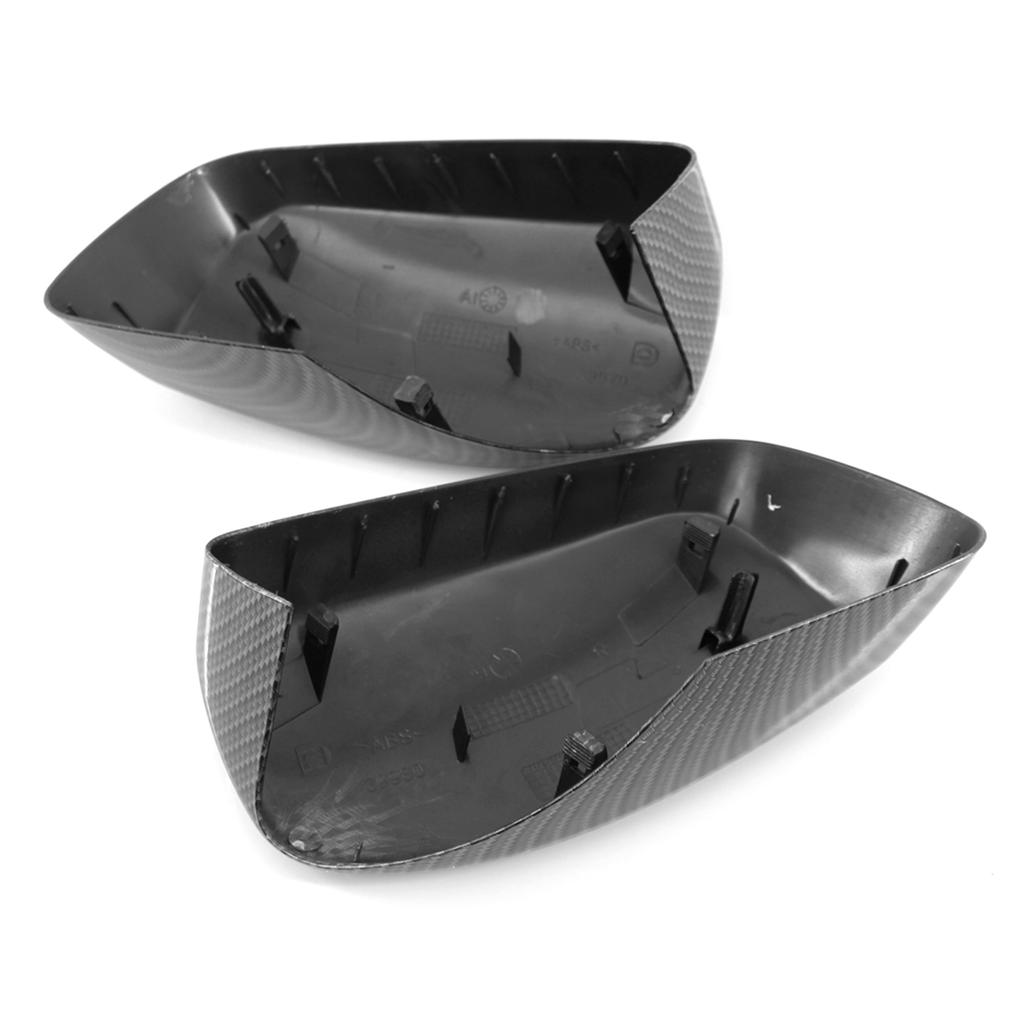 2 шт., крышка бокового зеркала, замена корпуса зеркала заднего вида для BMW E60 5 серии, модель 2004-2007 OEM
