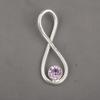 Украшения из кунцита, подвеска из стерлингового серебра 925 пробы, прекрасная подвеска ручной работы, красивая серебряная цепочка-подвеска для свадебного подарка