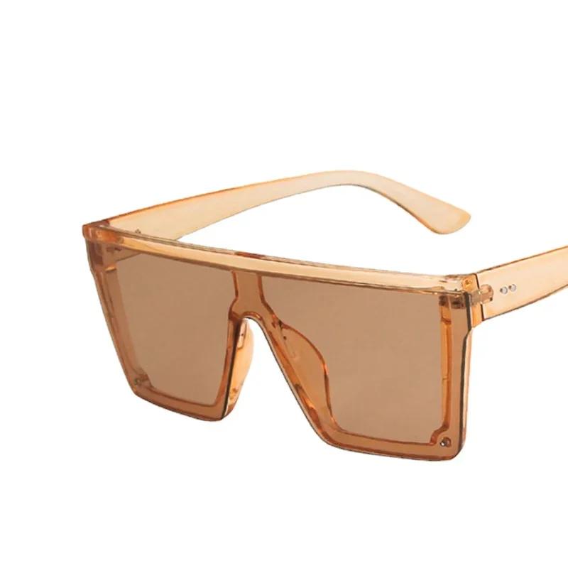 Women Oversized Square Sunglasses Men Vintage Big Frame Rectangle Sun Glasses Street Po Driving Eyewear UV400