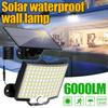 6000LM солнечные фонари уличные перезаряжаемые лампы 228 светодиодов солнечный свет мощное аварийное освещение для дома разделение сад внешний интерьер