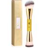 Dual-ended Sculpting Foundation Makeup Brushes Powder Concealer Blush Brush for Liquid Cream Contour Blending Face Brush