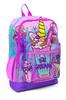 Детский школьный рюкзак розового и фиолетового цвета с мороженым и молочным коктейлем 23749
