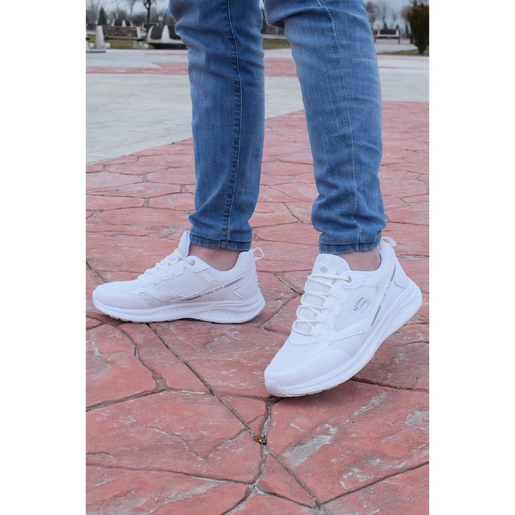 Гарантированная ортопедическая повседневная спортивная обувь унисекс белого цвета