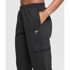 Gymshark Флисовые брюки-карго черного цвета B2c6e Bb2j