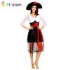 Halloween Sexy Adult Tire Dress Pirate Costume Game Uniform Temptation Show Costume Show Stage Costume