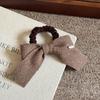 New Cute Bow Hair Rope High Elasticity Sweet Scrunchies Simple Rubber Band Hair Accessories