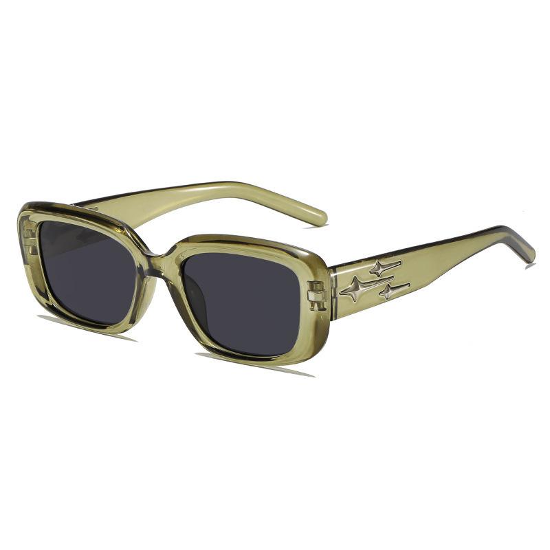 Square Gradient Sun Glasses Luxury Brand Small Rectangle Sun Glasses Street Photo Sunglasses Sun Protection