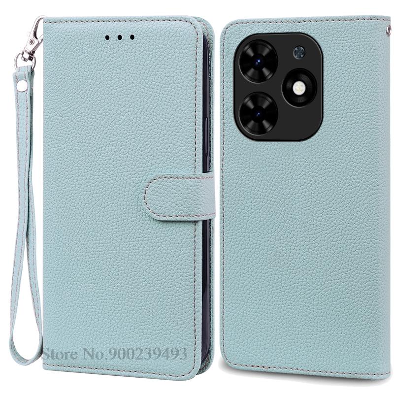Чехол Spark Go 2024 для Tecno Spark Go 2024, кожаный чехол-кошелек, откидная крышка для Techno Spark Go 2024, чехол для телефона, чехол, Fundas