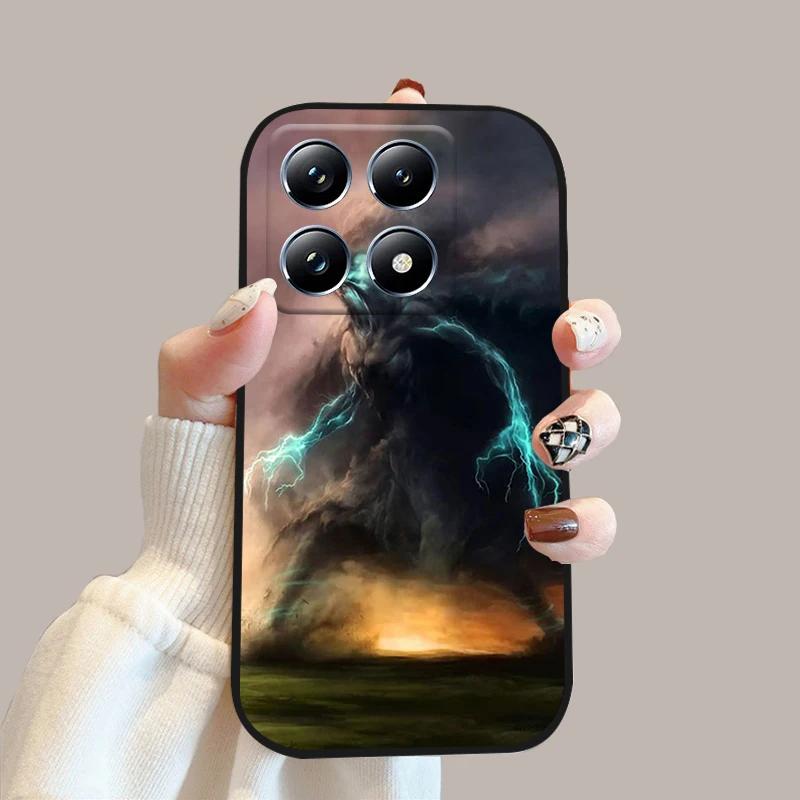 Для Xiaomi 14T 5G Чехол Mi14T Популярные Животные Печать Силикон ТПУ Мягкая Крышка Телефона Чехлы Для Xiaomi 14 14T Pro Защитные Fundas