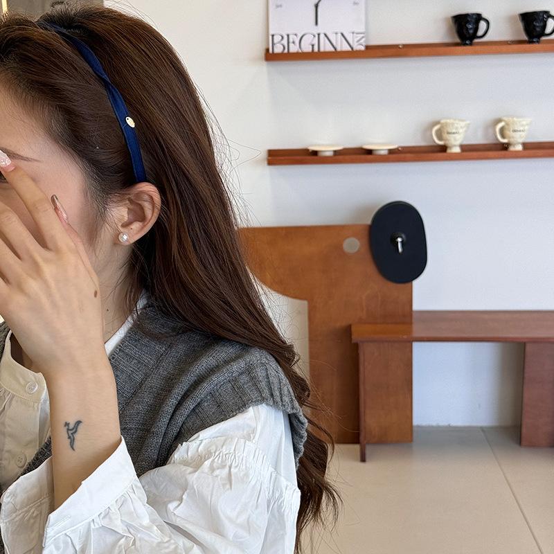 Ретро спиральная повязка для волос, нишевый дизайн для весны и лета, это чувствительная к давлению повязка для волос и очищения лица.