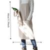 Simple Pocket Apron Cotton Household Waterproof Apron Durable Unisex Work Clothes  Coffee Shop