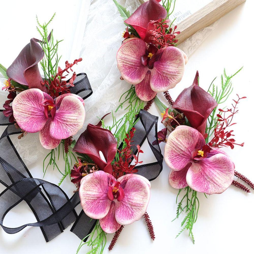 Bohemian Style Boutonniere Wrist Flower Wedding Clothing Decoration Accessories