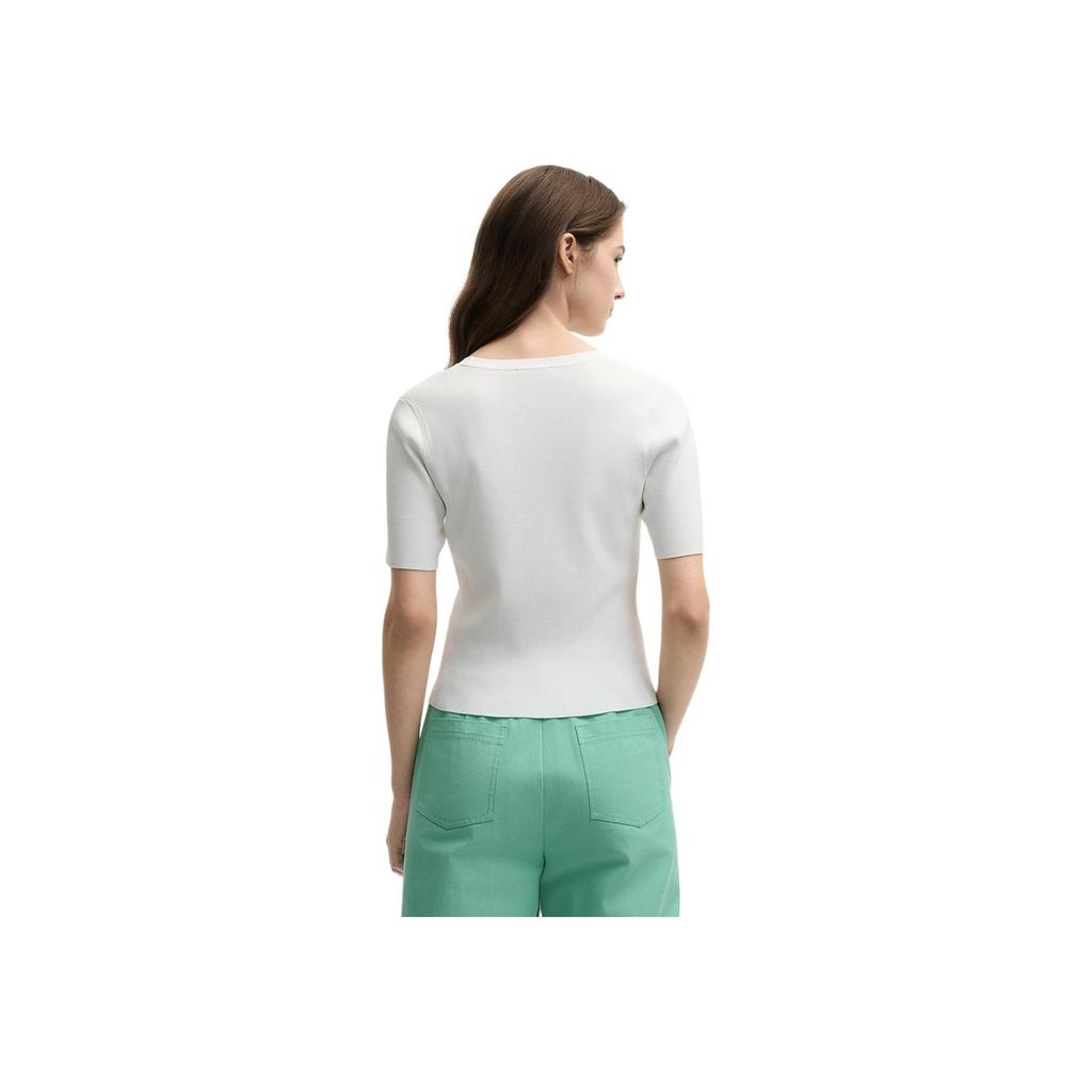 Новый женский вязаный кардиган FILA Ярко-белый F11W528408F-WT