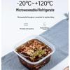 Одноразовый квадратный контейнер для еды на вынос с крышкой