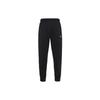 Slim Fit Cuffed Knit Joggers With Logo Print Men Bottoms Black DQ5406-010