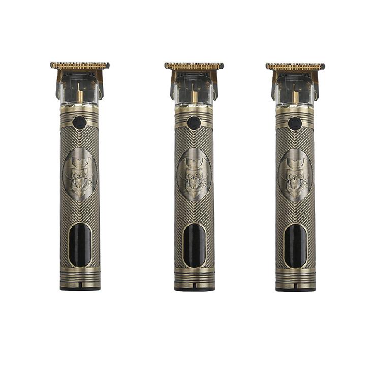 Профессиональный электрический триммер для волос, бритва для самостоятельного использования, встроенный аккумулятор, зарядка через USB, домашний салонный стиль, усовершенствованная стрижка волос