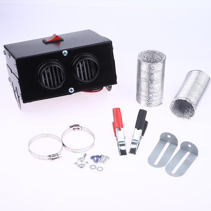 Car Heater 12V/24V 500W High Power Electric Heating Fan Portable Trucks Air Heater Winter Car Heater Defroster Kit