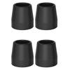 Новые резиновые накладки на ножки душевого стула 28 мм серые черные сменные колпачки ножки сверхпрочные нескользящие наконечники сиденье для ванны табуретки