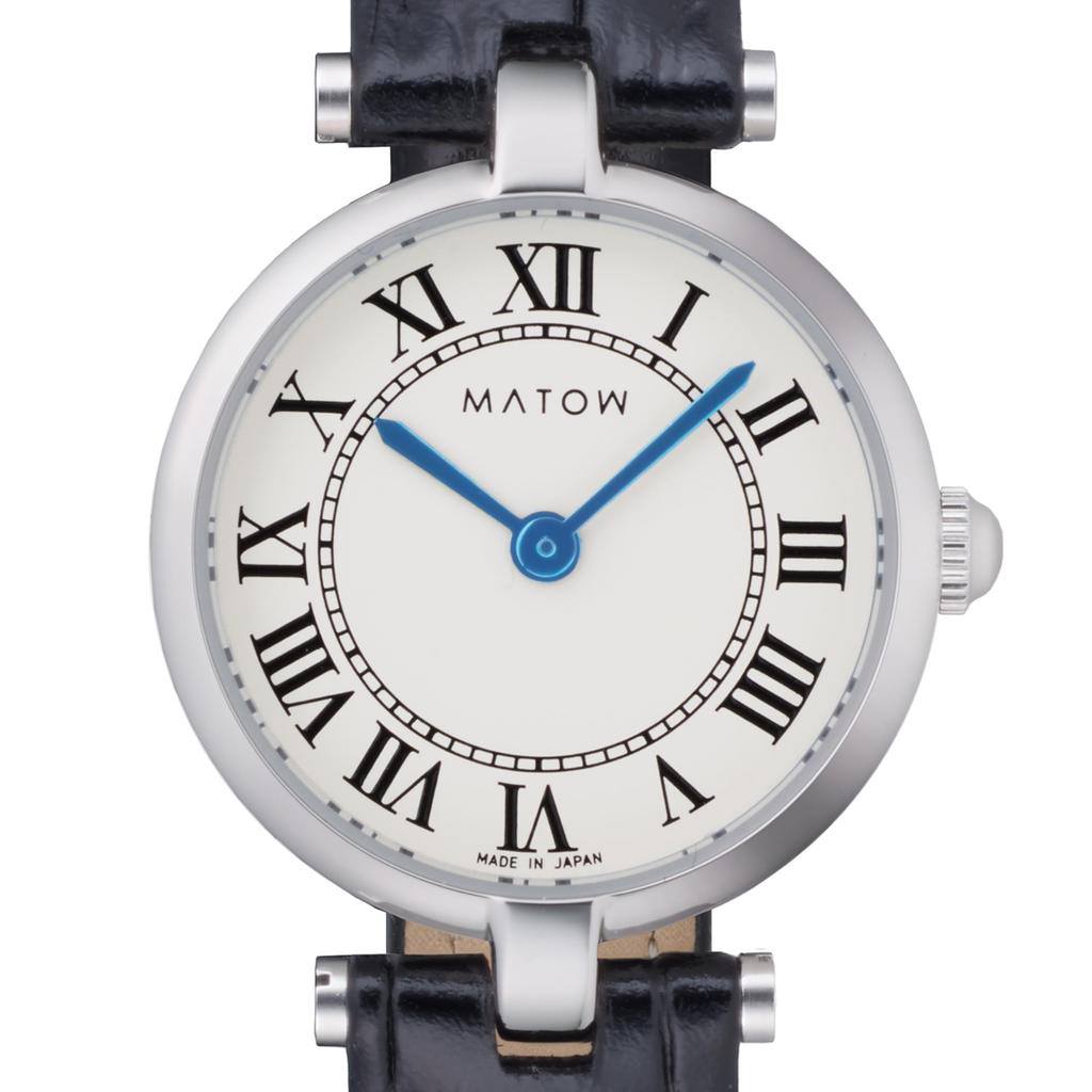 Авторизованный дилер Matow Watch Aura Круглые Серебристые Черная Кожаная mw008001 [MATOW] Женские