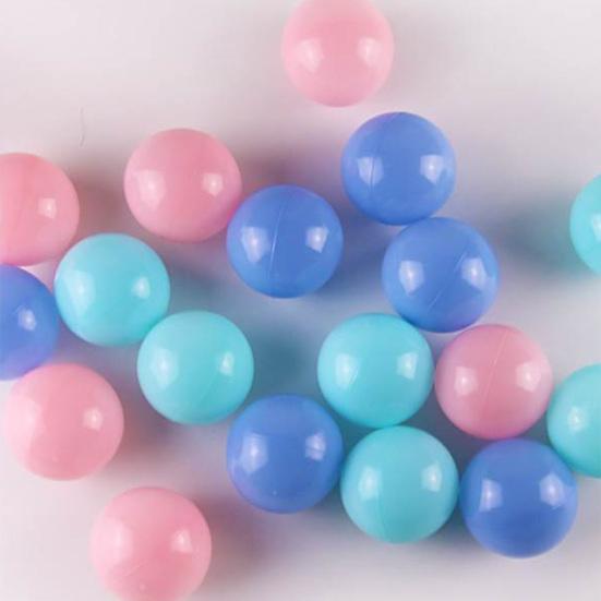100Pcs Ball Pit Balls Funny Long Life Span Plastic Boys Girls Mixed Colors Ocean Balls Pool Accessories