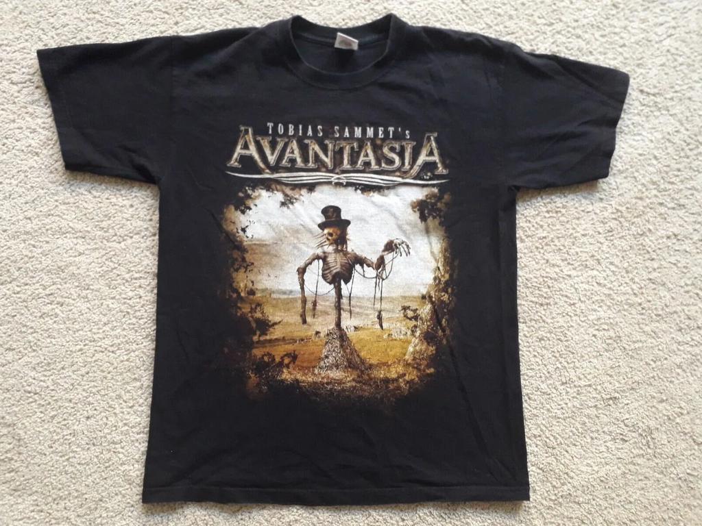 Tobias Sammets Avantasia The Scarecrow Vintage T Shirt M Tour Prog Metal Lp Cd