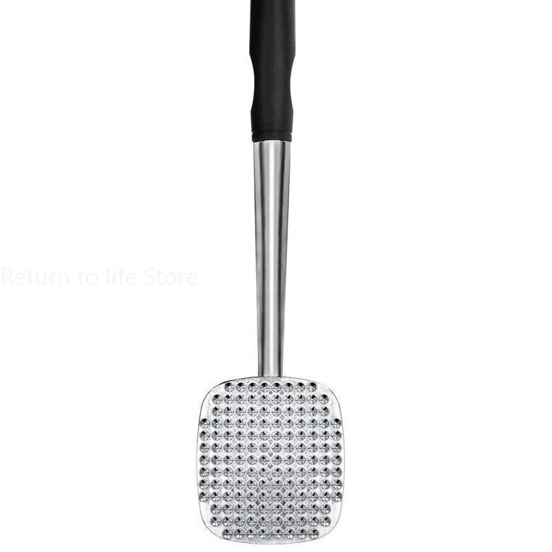 1 шт. Нержавеющая сталь Полезные свободные мясорубки молоток для мяса для стейка с отбивной стороной для стейка свиные отбивные кухонные инструменты