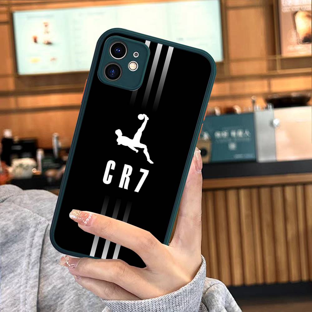 Известные Футболисты C-CR7 Для Силиконового Матового Чехла на Телефон Для iPhone 16 Pro Max 15 14 13 12 11 X XS MAX