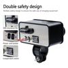 Зарядное устройство для мотоцикла USB, многофункциональное водонепроницаемое зарядное устройство для розетки мотоцикла, зарядное устройство для мобильного телефона, адаптер питания для мобильного телефона, алюминиевый сплав