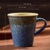 Керамическая кружка с глазурью для обжига