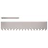 Lawn Edging 50 pcs Brown 100 x 0.05 x 20 cm Weatherproof Steel