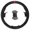 Car Steering Wheel Cover For Kia Morning 2011-2016 Picanto 2012-2015 Slip Suede Leather Automobile Accessories Steering Cover