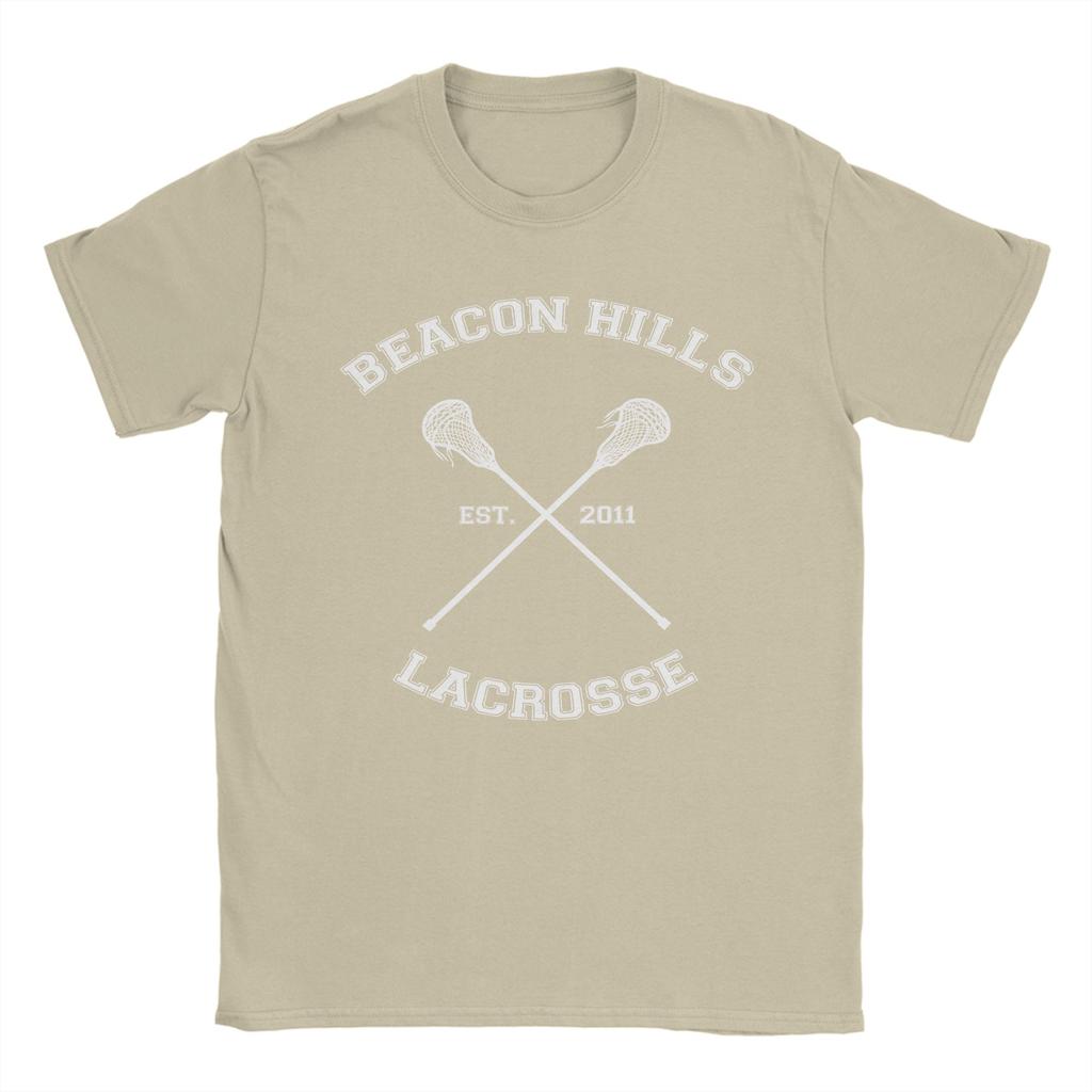 Винтажная футболка Beacon Hills Lacrosse team Teen Wolf для мужчин и женщин, хлопковая, с коротким рукавом, с круглым вырезом, летние топы