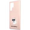 Etui do Samsung Galaxy S23 Ultra Karl Lagerfeld Silicone Choupette Różowe