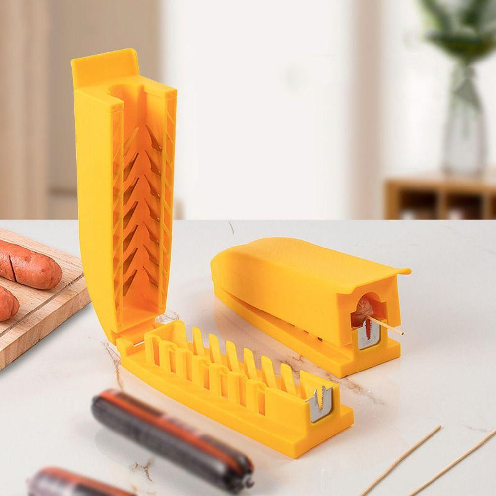 Creative Hot Dog Cutter DIY Banana Cutter Multifunctional Sausage Peeler  Camping