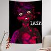 Serial Experiments Lain Cartoon Tapestry Art Science Fiction Room Home Decor Wall Hanging Home Decor