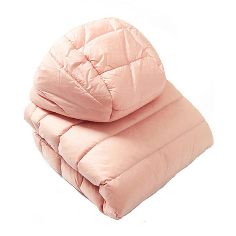 Women Casual Windproof Parka White Duck Down Jacket Coat Hooded Warm Autumn Winter