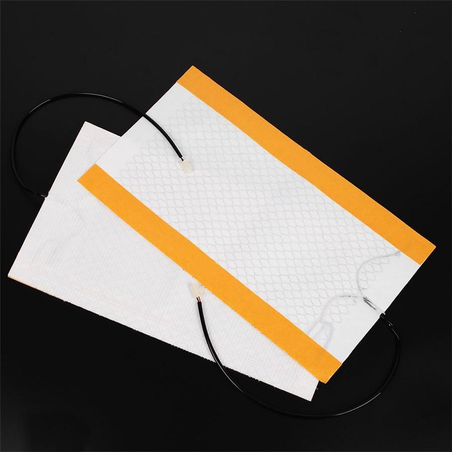 Универсальный 2 шт. 48×27 см Автомобильный подогреватель сиденья из углеродного волокна для легковых автомобилей, внедорожников