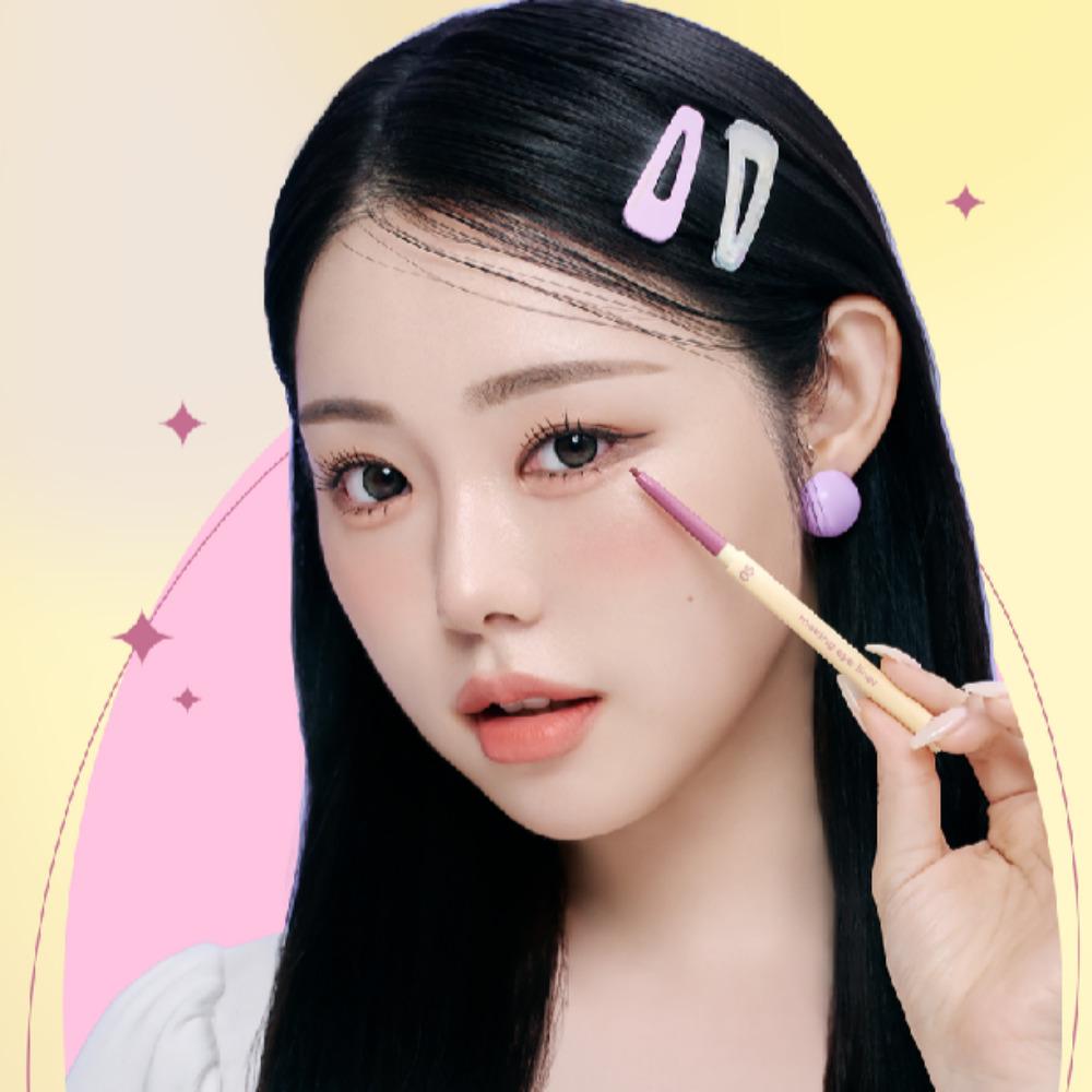 [Twoedit by LUNA] [Daiso] Создание тонкой подводки для глаз 5 цветов