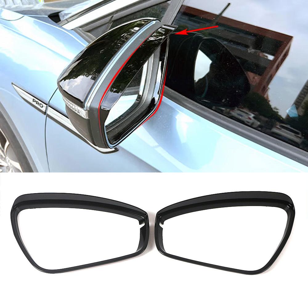 For Volkswagen VW ID.4 ID4 ID.6 ID6 2024 2024 LHD Car Rearview Side Mirror Refit Rainproof Shell Cover Rain Visor Eyebrow Trim