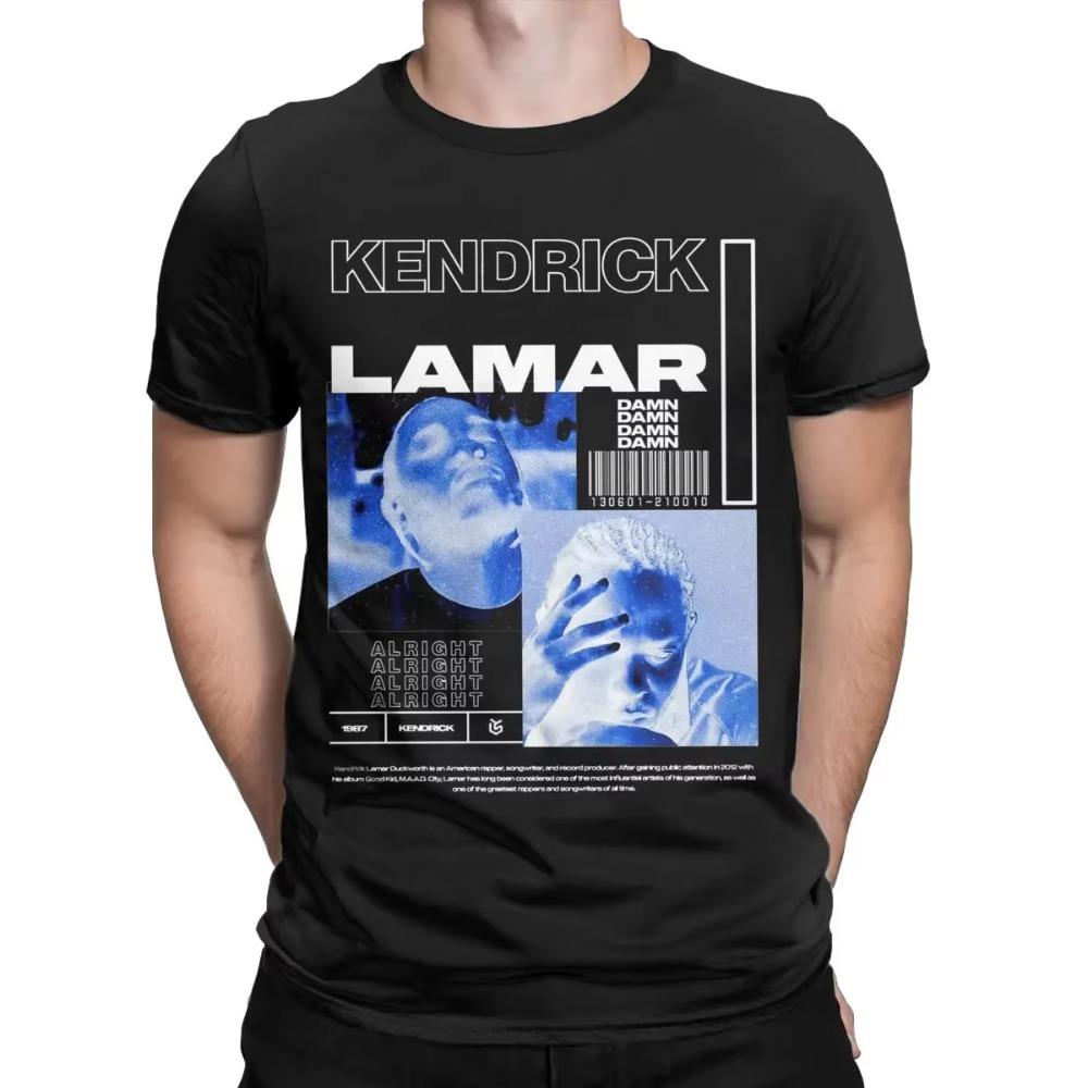 Новинка Kendrick Lamar футболки мужские с круглым воротом 100% хлопок футболки с коротким рукавом футболка идея для подарка одежда