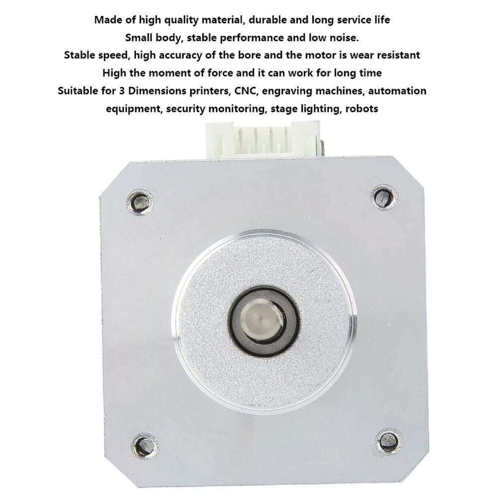 DC 4.0V 1.2A Bipolar Stepper Motor 1.8° Step Angle Stepping Motor For CNC Machine