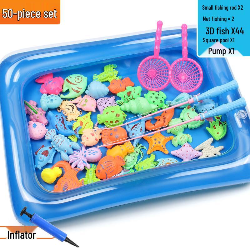 Детский магнитный набор для рыбалки – Летняя развивающая ролевая игра для детей
