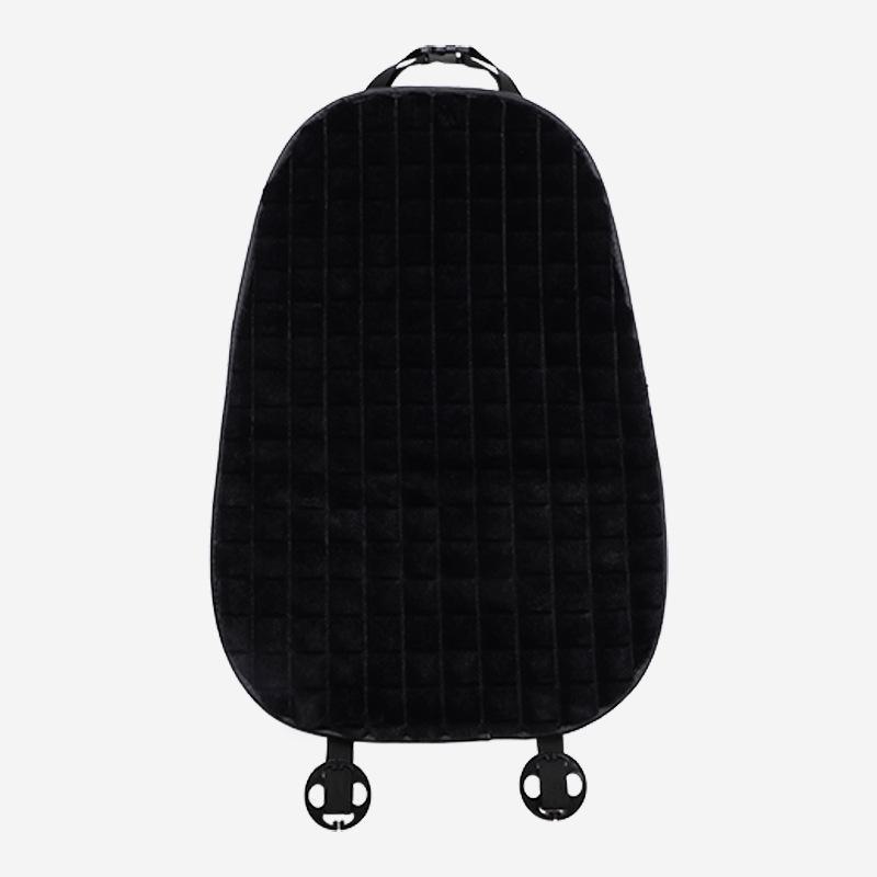 Высококачественная плюшевая клетчатая подушка для автомобильного сиденья — теплая и удобная для осени/зимы