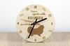 Pekingese, Pekinese, Peke - clock with dog, wooden clock with engraving, personalised clock by Art-Dog