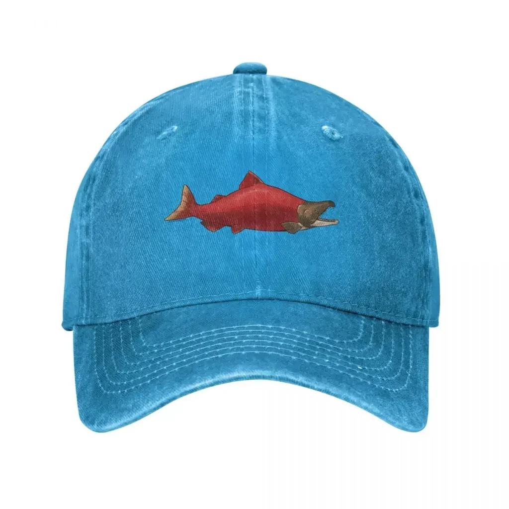 sockeye salmon Baseball Cap Rave Hat Luxury Brand Golf Cap Hats For Women Unisexs