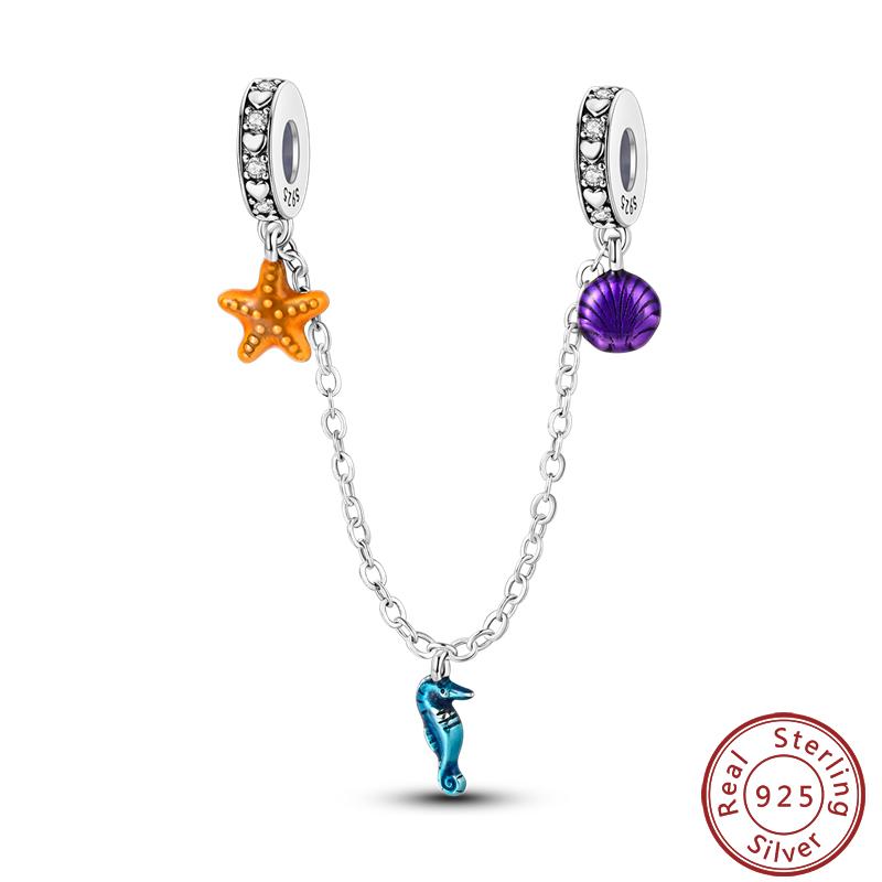 Sell 925 Silver Festival Animal Plant Travel Fashion Design Chain Charms Beads 3mm DIY Fine Jewelry Making