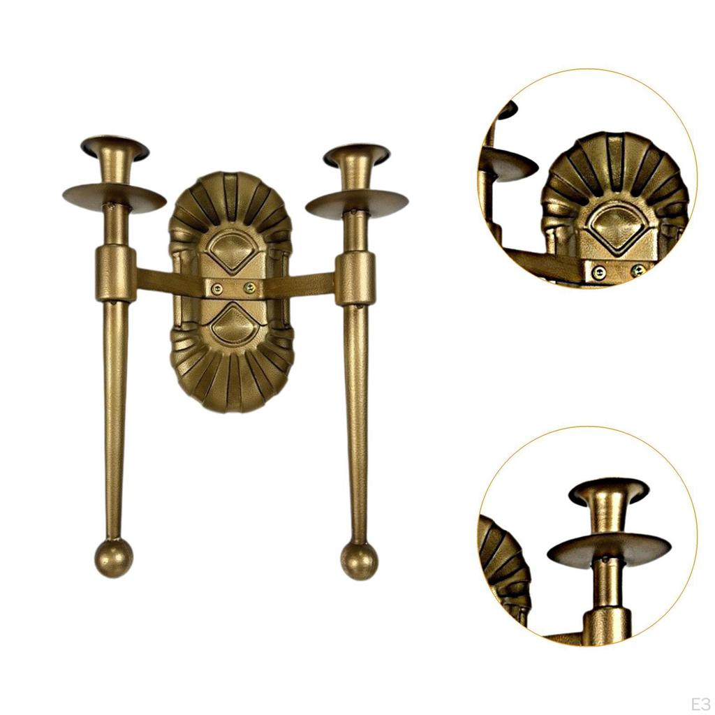 Подсвечник для настенного монтажа, конусная подставка для спальни и гостиной