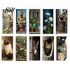 Trash Can Decals Stickers Self-Adhesive Waterproof Outdoor Garbage Bin Decoration Simulation Animal Plant Themes Weather-Resistant Labels Tags