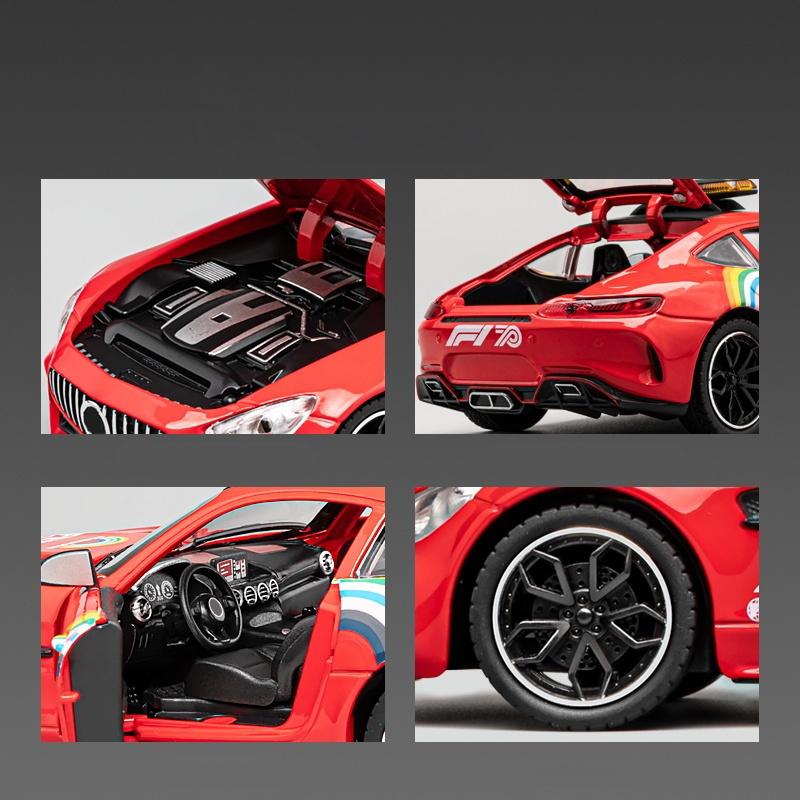 CSYBZ1 1:24 Mercedes Benz AMG GT GTR Машина безопасности S W140 320SEL GLE 350 450 E300 ONE 500K 300SL Модифицированный Суперкар Литой Металлический Модель Игрушка